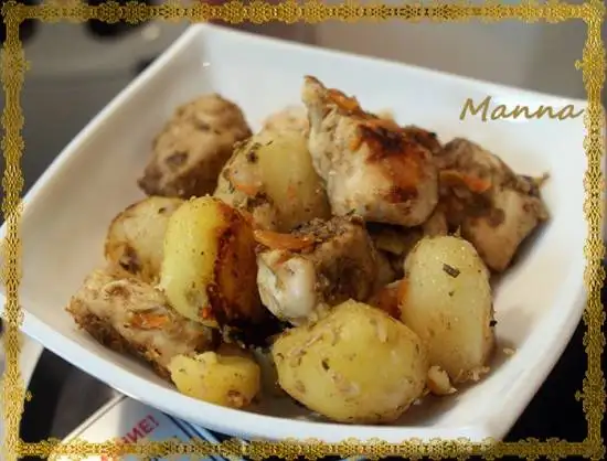 Картофель с мясом на «Экспрессе» (мультиварка Brand 701)