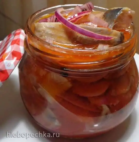 Маринованная сельдь в томате