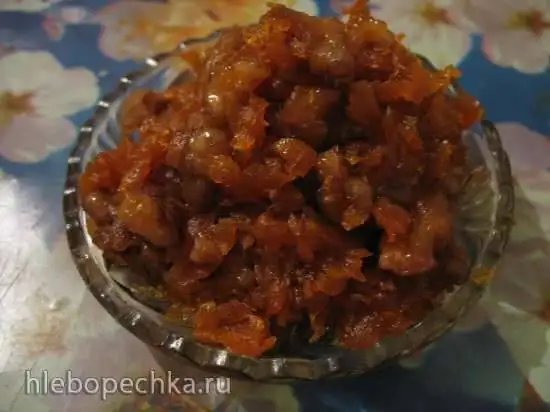 Морковная халва