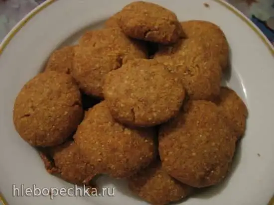 Постное миндальное печенье