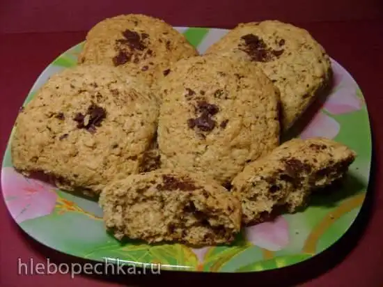 Печенье овсяное кофейно-шоколадное