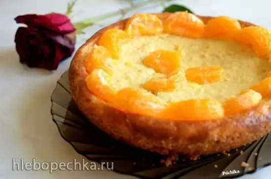 Мандариновый чизкейк