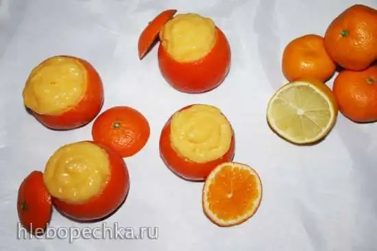 Десерт «Мандарины фаршированные» (Mandarini ripieni)