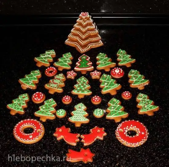 Нежное печенье (пряники) на елку
