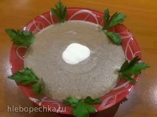 Крем-суп с лесными грибами в мультиблендере Profi Cook