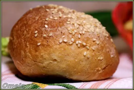Сладкие кунжутные булочки