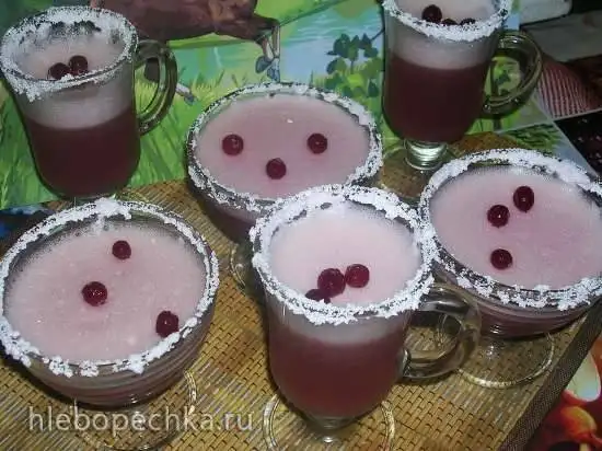 Клюквенно-яблочный десерт (мультиблендер Profi Cook PC-МСМ1024)