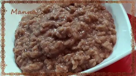 Шоколадная молочная рисовая каша (мультиварка Brand 701)