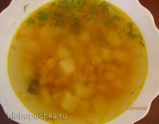 Вегетарианский суп из нута, картофеля и моркови (Polaris 0305)