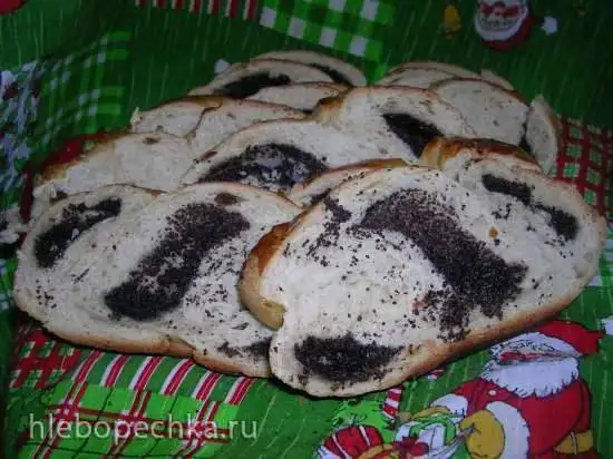 Маковая коса (с использованием макового молока и жмыха от мака)