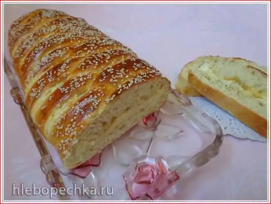 Плетёный  лимонный пирог