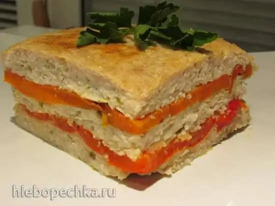 Террин из курицы с морковью и перцем (Redmond RMC 01)