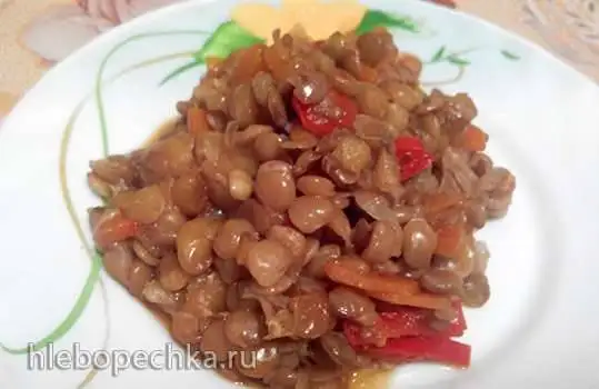 Гарнир из чечевицы с овощами Мулинекс Cook4Me