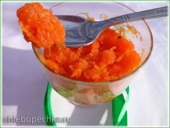 Морковный мармелад «Вдохновение»