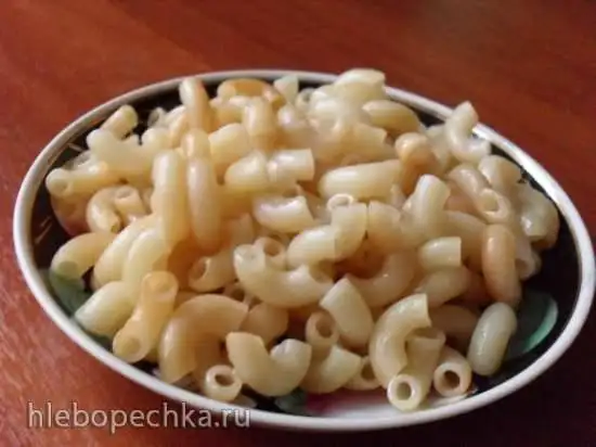 Макароны ригатоны (скороварка Поларис 0305)