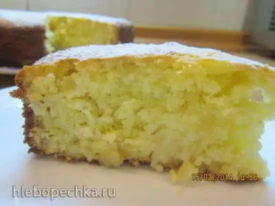 Пирог с ананасами и лимончелло