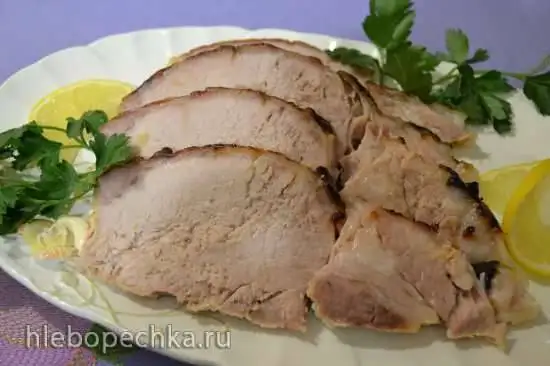 Корейка свиная, запеченная в молоке