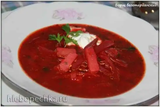 Борщ вегетарианский (мультиварка Brand 701)