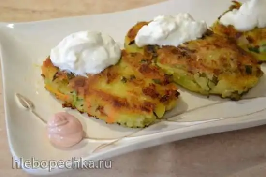 Котлетки картофельно-овощные