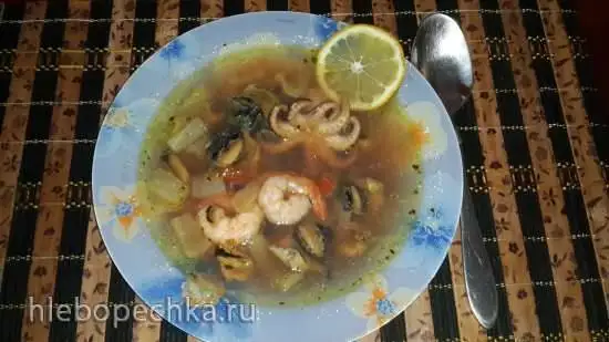 Суп из морепродуктов