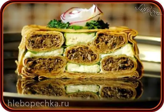 Блинная закуска «Шахматы»