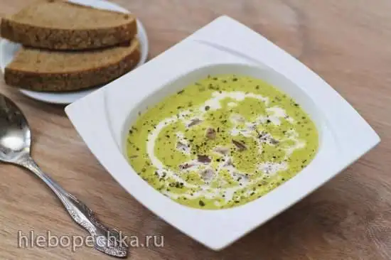 Сливочный суп-пюре с брокколи
