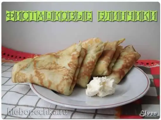 Фисташковые блинчики