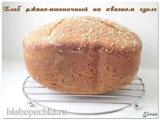 Хлеб ржано-пшеничный на концентрате квасного сусла
