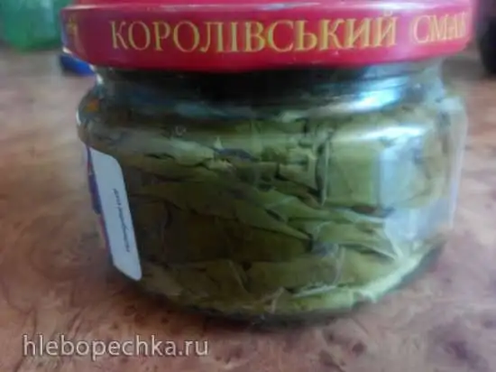Маринованные листья для долмы