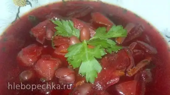 Свекольник с фасолью (постный) для мультиварки Steba DD1 Eco