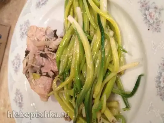 Мясо в ПП маринаде с черемшой