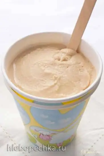 Мороженое с белым шоколадом и маскарпоне (мороженица Brand 3812)