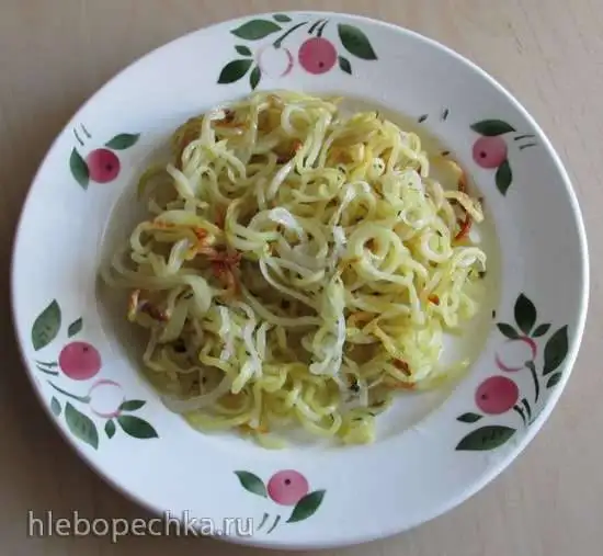 Спагетти из картофеля