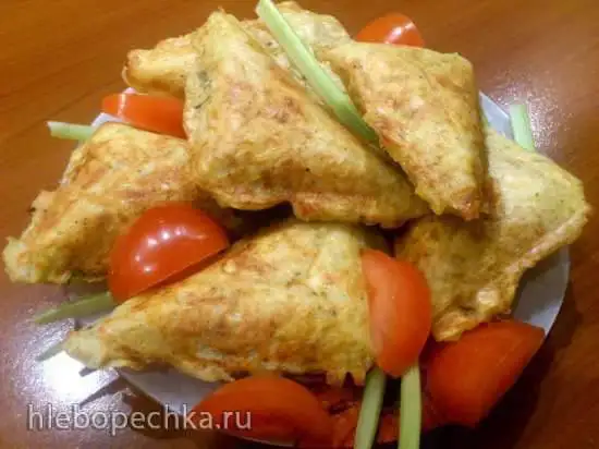 Картофельные зразы с грибами, с салом и с сыром в сэндвичнице Steba SG40