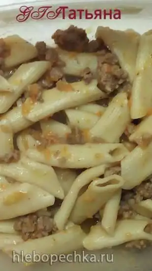 Макароны по-флотски в Steba DD 1