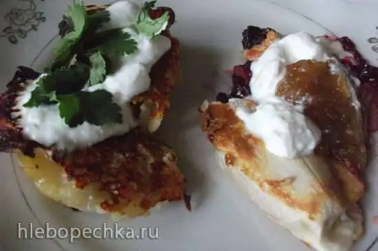 Запеченные пельмени и вареники (сэндвичница Steba)