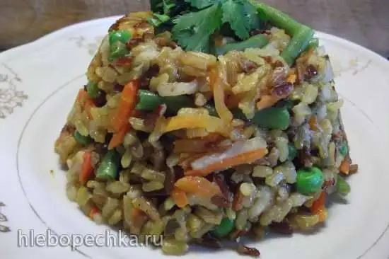 Рис с овощами на пару (мультиварка-скороварка Steba DD1)
