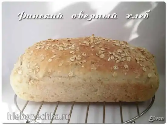 Финский овсяный хлеб (духовка)