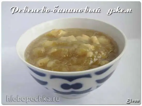Ревенево-банановый джем