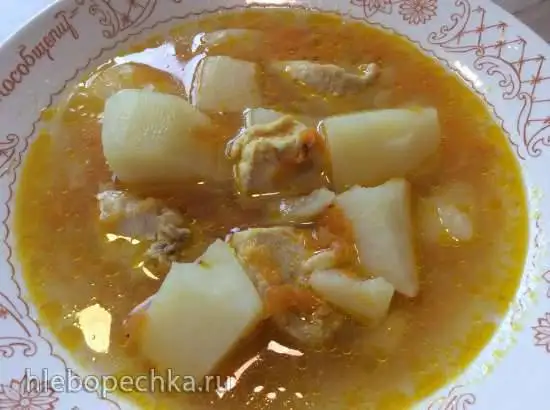 Суп картофельный с куриным филе (скороварка Steba DD1 ECO)