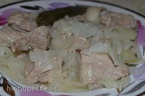 Свинина с луком по семейному рецепту