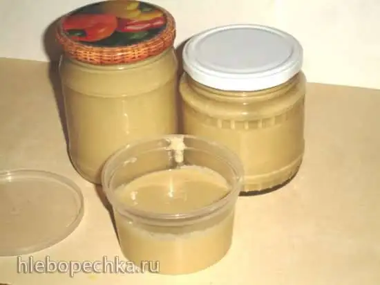 Кунжутная паста (тхина гольмит) в «соевой «корове» soy milk maker (Midea Mi-5)