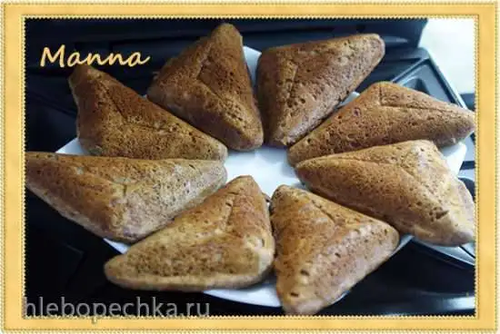 Льняные хлебцы (в сэндвичнице)