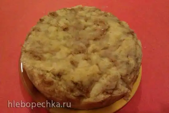 Насыпной яблочный пирог
