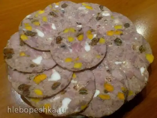 Рулет из баранины по-мароккански в ветчиннице Tescoma