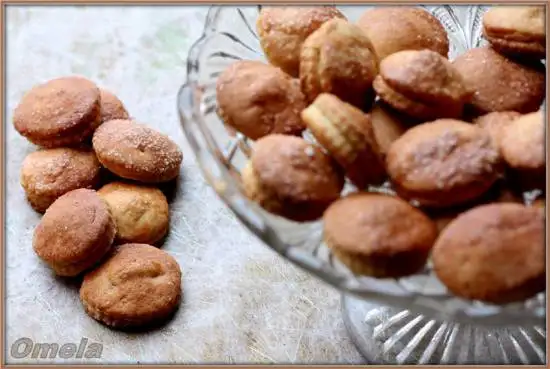 Творожное печенье с яблоком
