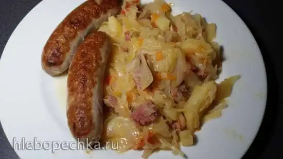 Две капусты с картошкой и  домашней колбасой в Brand 6050