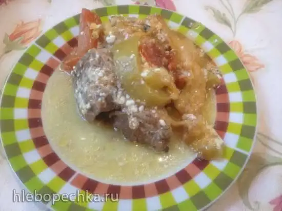 Томленая говядина с овощами (мультиварка Steda DD1)