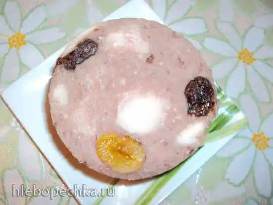 Ветчина из баранины и куриных голеней с корицей, вялеными томатами, черносливом и курагой в ветчиннице Тескома