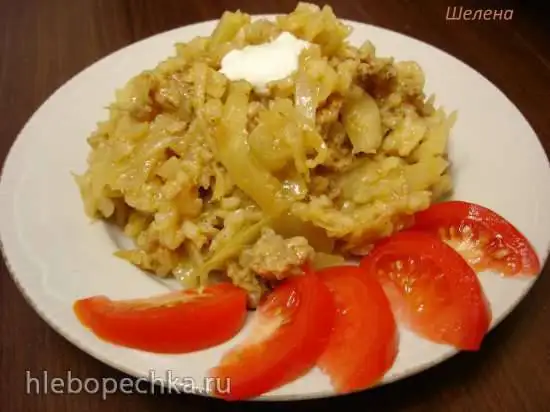 Наиленивейшие голубцы или капуста с фаршем и рисом в скороварке (Polaris 0305)
